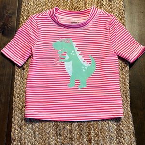 Pink Dinosaur Rashguard